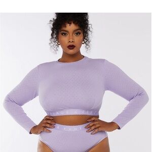 Savage X Fenty Jersey Knit Crop Top